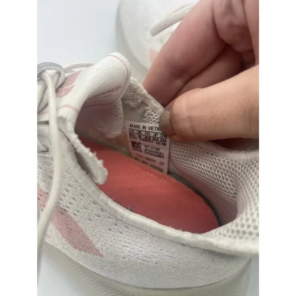 Adidas Womens Sensebounce Plus White Running Shoes Sneakers Size 9.5